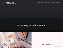 Tablet Screenshot of myartpetite.com